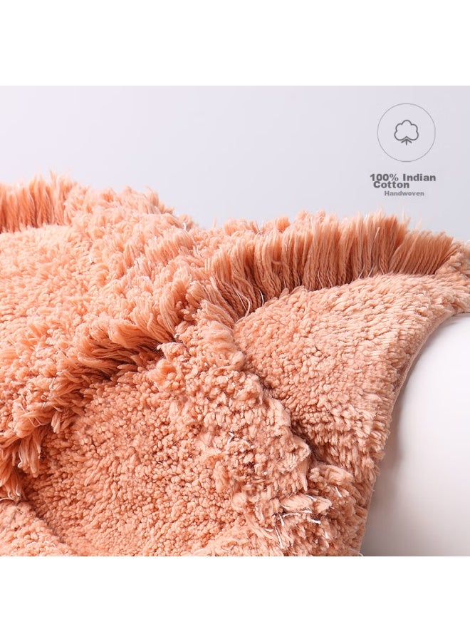 Amarelle Elegant Orchid Hotel Bathroom Mat, Ultra-soft Non-slip Floor Towel Mat26 Beige (50*80cm) - Image 3
