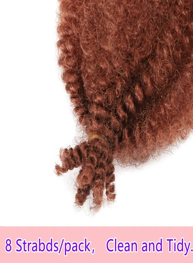 poetically 24 Inch Springy Afro Twist Hair Ginger Afro Twist 350# 8Packs Marley Twist Braiding Hair Pre-Separated Spring Twist Hair for Soft Butterfly Locs Crochet Hair Marley Hair(24 inch, #350) - Image 5