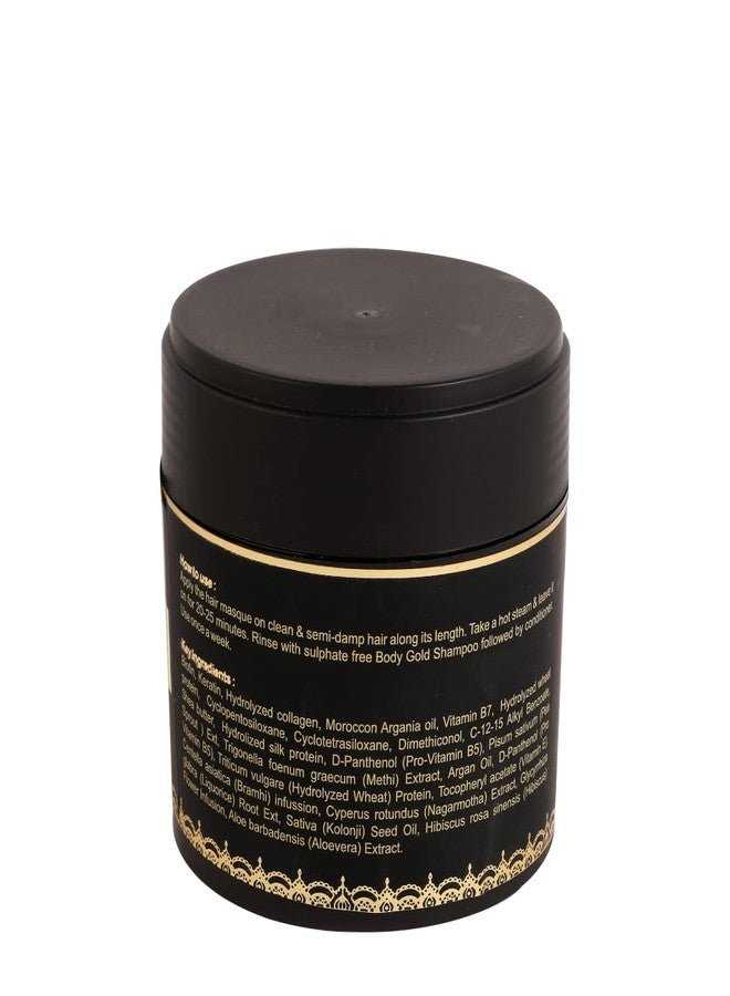 Body Gold BIOTIN & KERATIN Brazilian Keratin Therapy Biotin & collagen Hair Mask for your hair Smoothing & Replenishing 500gm - Image 3