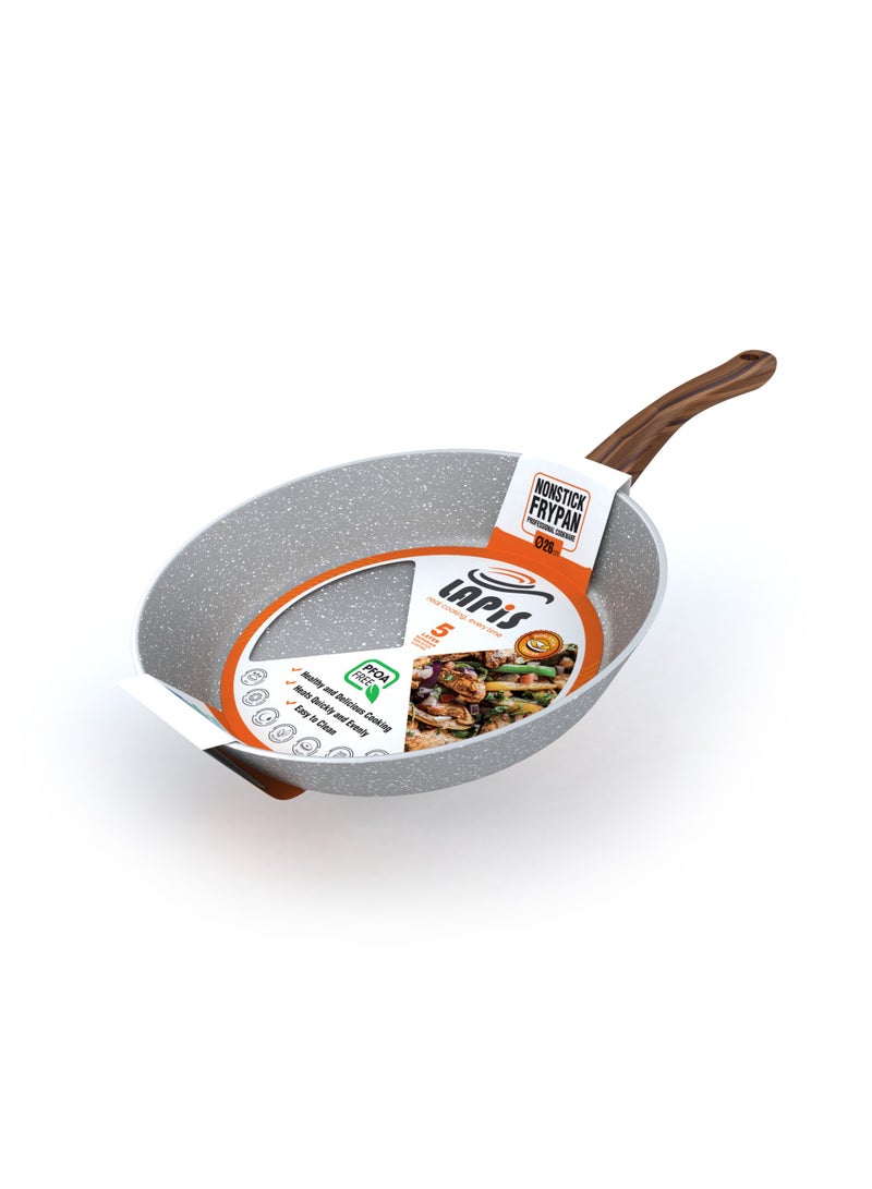 LAPIS Granite Frying Pan Size 26 cm Grey - Image 1
