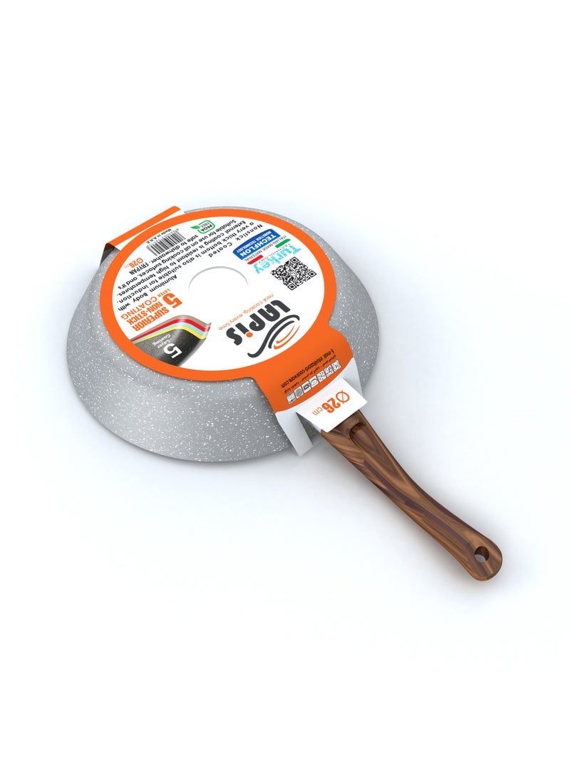 LAPIS Granite Frying Pan Size 26 cm Grey - Image 4