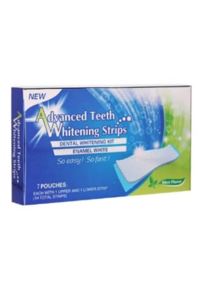 RAKO Two pieces of 7 coated teeth whitening strips with an advanced formula - Image 2