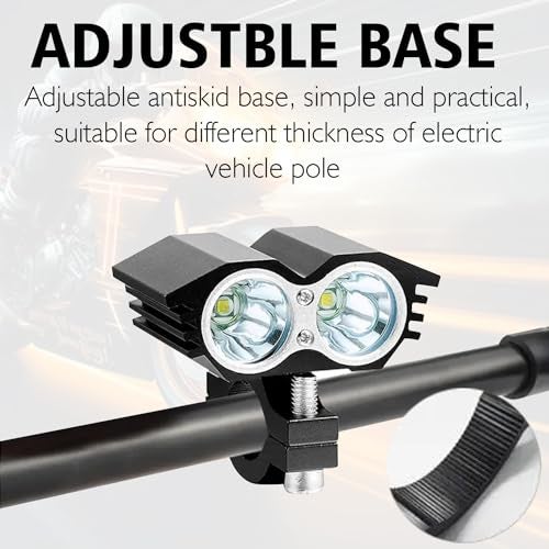 OTO2EYE Power By LIU HJG 1 YEAR WARRANTY 2 LED Owl Eye Headlight Lamp Waterproof CREE LED Fog Light with High/Low Beam Function Universal for Bike, Motorcycle and Cars (30W, White, 2 PC) - Image 5