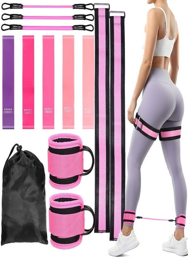 YBEATY Resistance Bands Set, Adjustable Ankle Exercise Bands with Cuffs Home Gym Workout Fitness Equipment with Carry Bag for Women Leg Booty Butt Lift Kickbacks Hip Training Working Out Yoga - Image 1