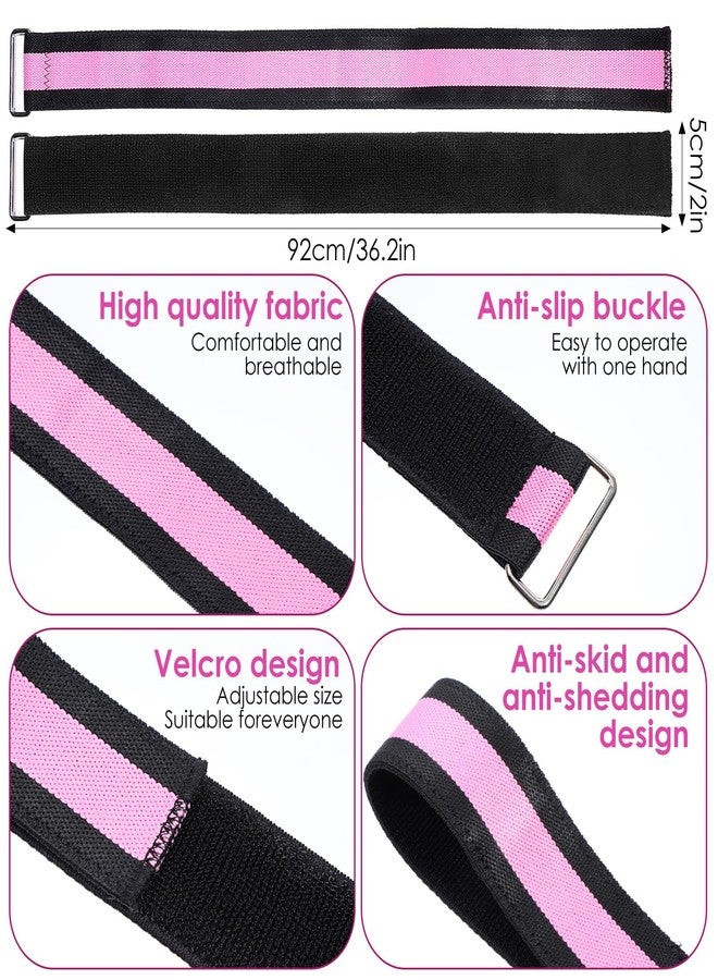 YBEATY Resistance Bands Set, Adjustable Ankle Exercise Bands with Cuffs Home Gym Workout Fitness Equipment with Carry Bag for Women Leg Booty Butt Lift Kickbacks Hip Training Working Out Yoga - Image 3