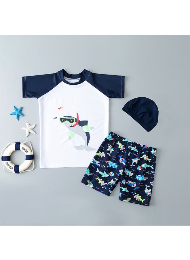 Customized Quick-drying Children's Swimsuits For Boys And Girls, Two-piece Hot Spring Korean Baby Boys' Children's Swimwear