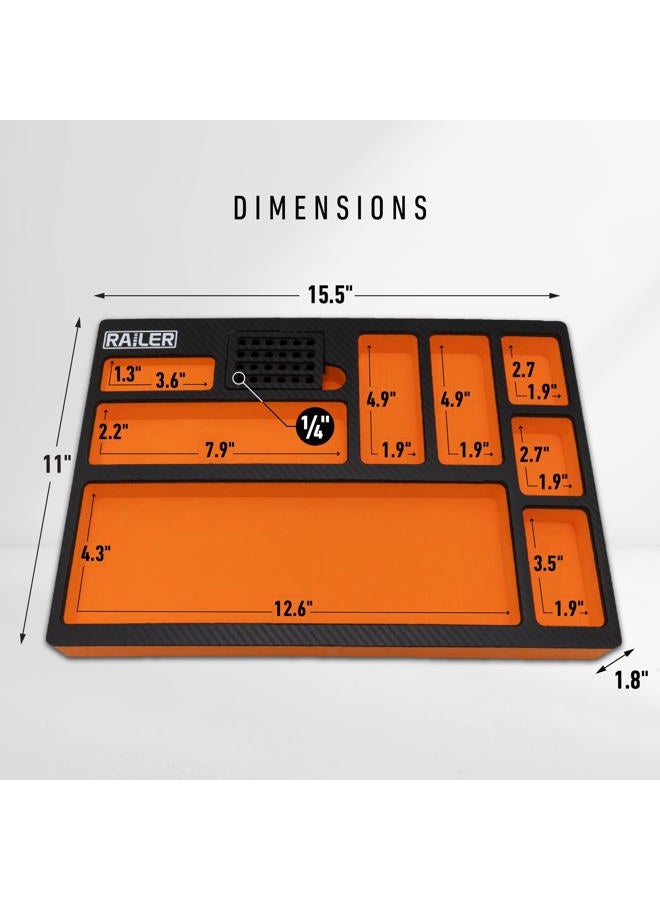 Railer EVA Foam Tool Tray – Premium Tool Box Accessories & Storage Organizer with a Built-In Bit & Socket Organizer for Your Tool Drawer - Image 3