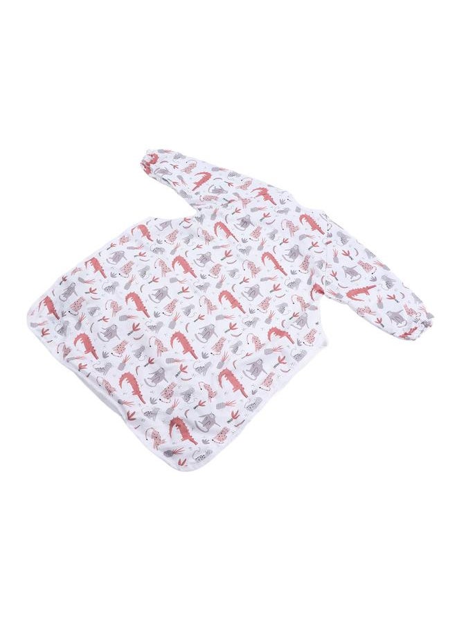 Thoraya - Coverall Toddler Feeding Bib One Piece Waterproof Polyester Long Sleeves Easy Cleaning Baby Apron for Eating ZP007 CP01 - Image 1