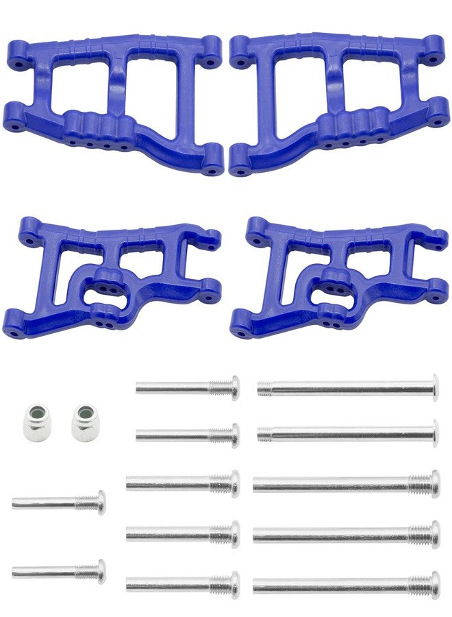 OGUNKE OGRC مجموعة 4 قطع أذرع تعليق أمامية وخلفية بلاستيكية لسيارة 1/10 Traxxas Slash 2WD F-150 بديل 2555 3631 (أزرق) - Image 1
