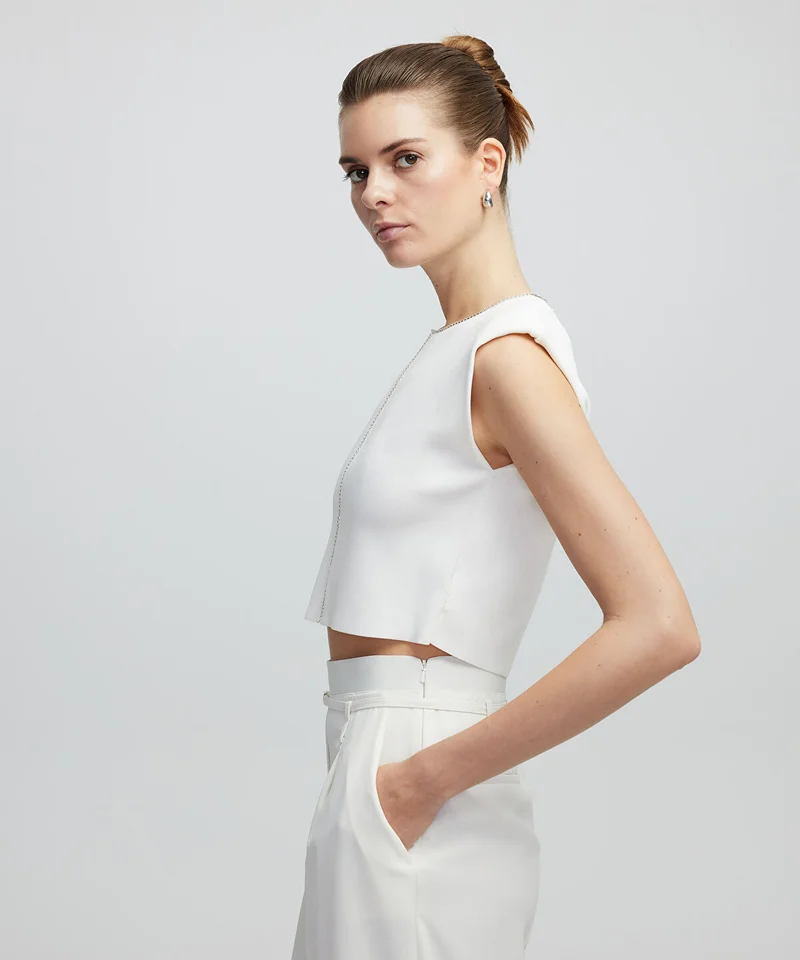 Ipekyol Knit Top With Rhinestones