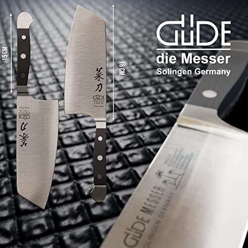 Güde Alpha Series - 6 1/4" Chai Dao Chinese Chef's Knife - Ice Hardened Steel - Hand Forged/Sharpened - Made in Solingen, Germany Since 1910 - Image 2