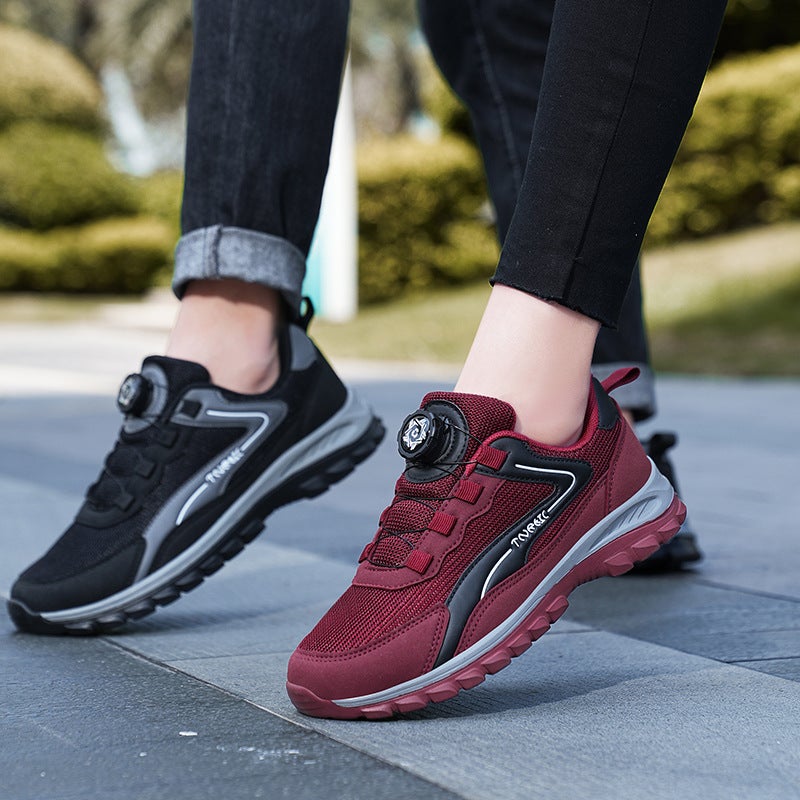 New Mesh Shoes For The Elderly Men And Women Walking Shoes Parents Travel Shoes Comfortable Non-Slip Sports Casual Shoes Four Seasons Can Wear - Image 2