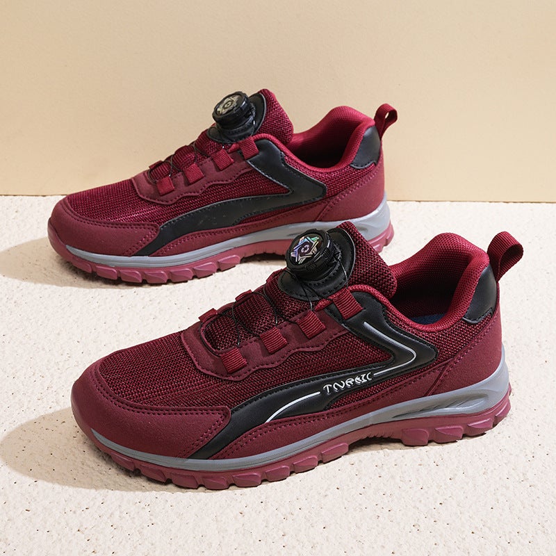 New Mesh Shoes For The Elderly Men And Women Walking Shoes Parents Travel Shoes Comfortable Non-Slip Sports Casual Shoes Four Seasons Can Wear - Image 3
