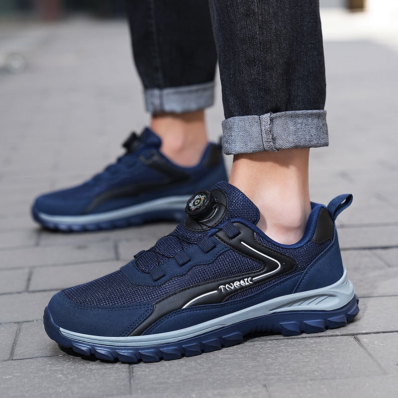 New Mesh Shoes For The Elderly Men And Women Walking Shoes Parents Travel Shoes Comfortable Non-Slip Sports Casual Shoes Four Seasons Can Wear - Image 1