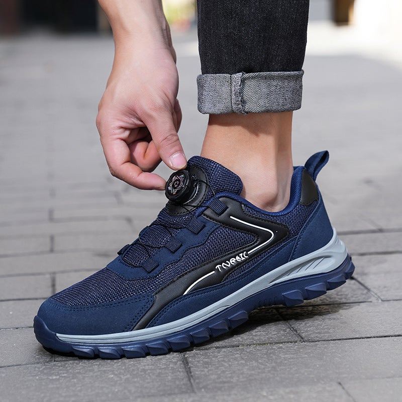 New Mesh Shoes For The Elderly Men And Women Walking Shoes Parents Travel Shoes Comfortable Non-Slip Sports Casual Shoes Four Seasons Can Wear - Image 4