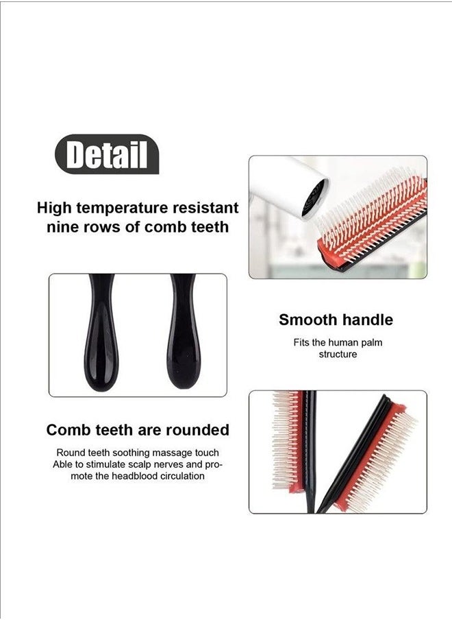 BLOOMING TIME Anti-Static, Massage Comb, Soothes The Scalp, Does Not Hurt The Scalp, Softens The Hair Brush 4.00cm  - Image 3