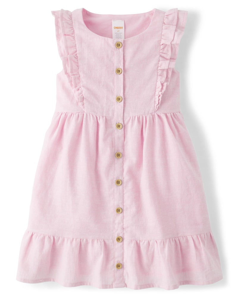 Gymboree,and Toddler Sleeveless Dresses,Simple Pink,7 - Image 1