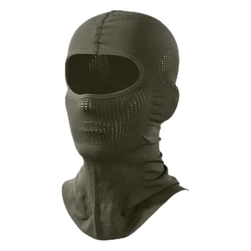 SPTSLFB Lightweight Motorcycle Balaclava for Men and Women - Ski Face Mask with Quick-Dry Lining for Skiing, Cycling, Hiking Black - Image 1