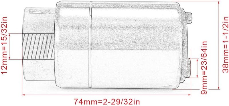 Wivplex 12V Motorcycle Fuel Pump Assembly - Image 2