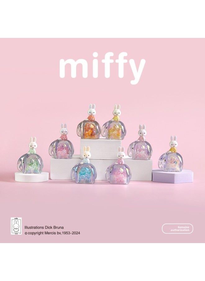 Generic - Genuine Miffy Elephant Series Blind Box Hand-made Trendy Toys Cute Creative Ornaments Peripheral Birthday Gift Wholesale-Color:Elephant Miffy End Box 8 Pieces - Image 1