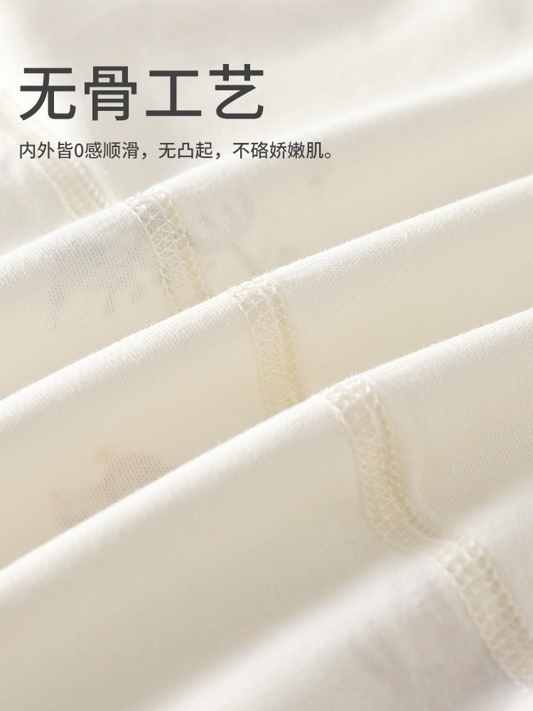 X X B A B Y I N G / Xiao Bei Ying Newborn Baby Butterfly Suit 100% Cotton A-Class Thermal Long Sleeve Unisex Bodysuit - Image 5