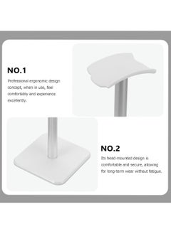 Generic Z6 Headphone Stand Universal Rounded Corner Anti Slip Headset Stand Detachable Headphone Display Rack for Home Gaming Office Small and Portable Easy to Install  - Image 3