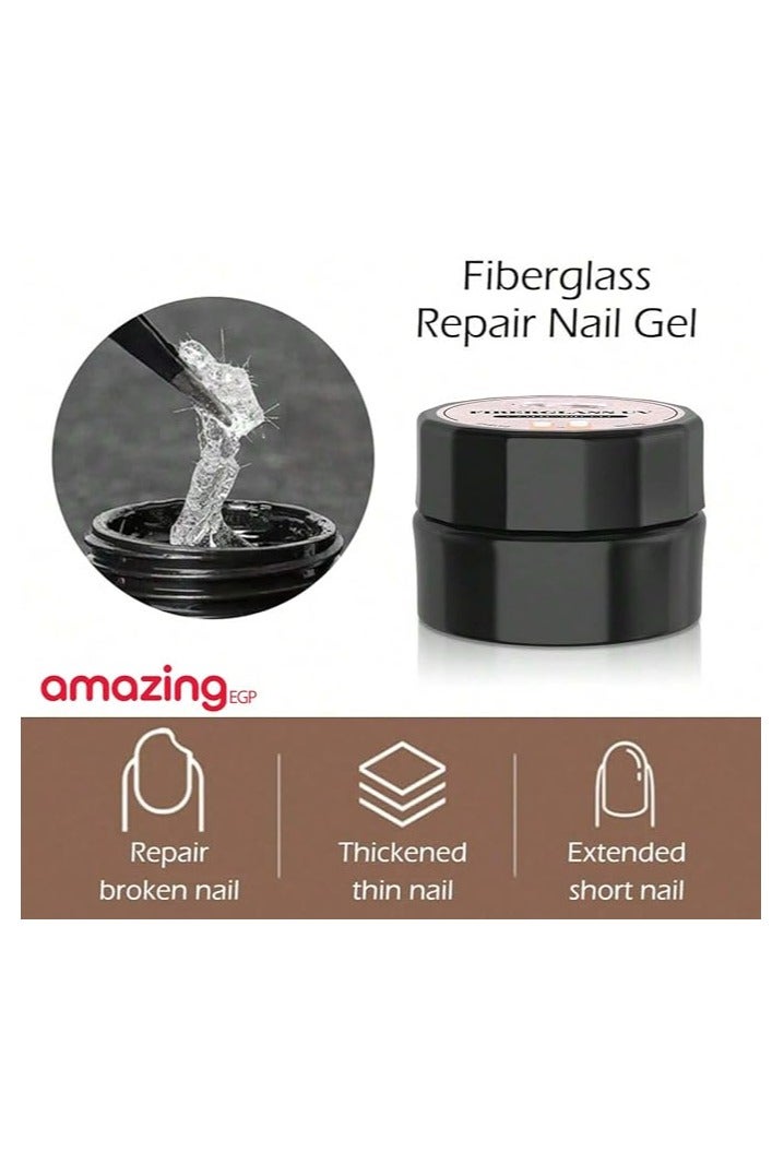 amazing.EGP 8g UV Fiberglass Nail Tips Gel for Nail Strengthening, Repairing and LED Light Therapy - Image 4