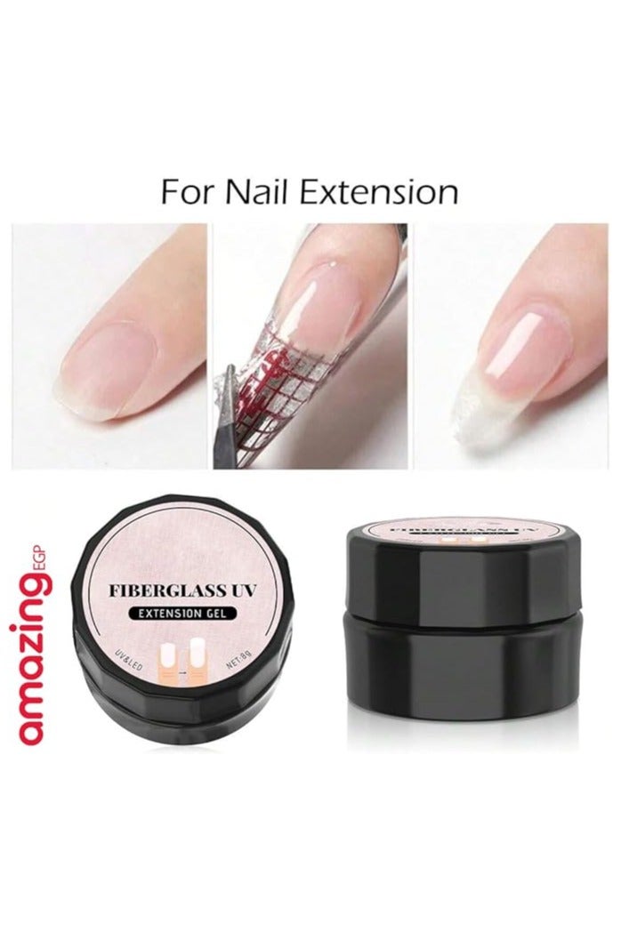 amazing.EGP 8g UV Fiberglass Nail Tips Gel for Nail Strengthening, Repairing and LED Light Therapy - Image 5
