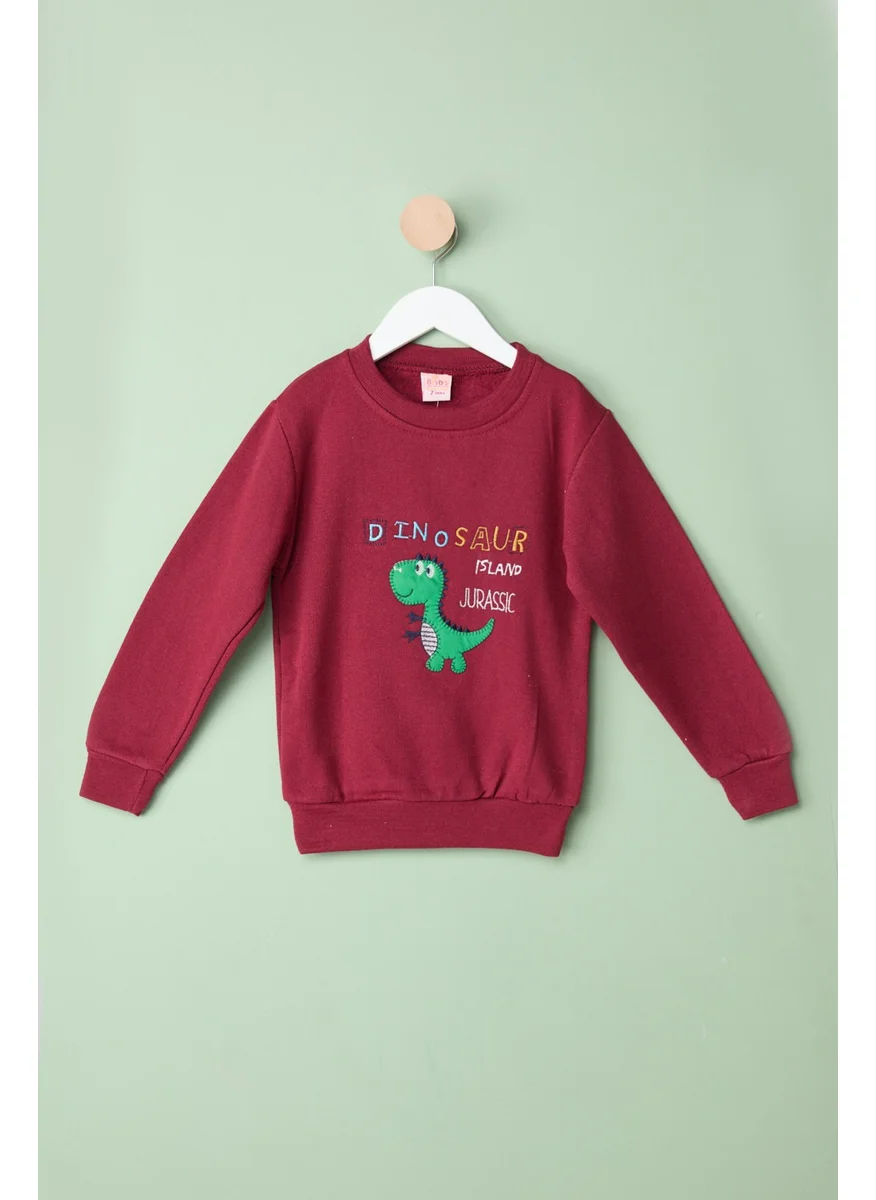 Tofisa 18001-BORDO Children's Printed Suit