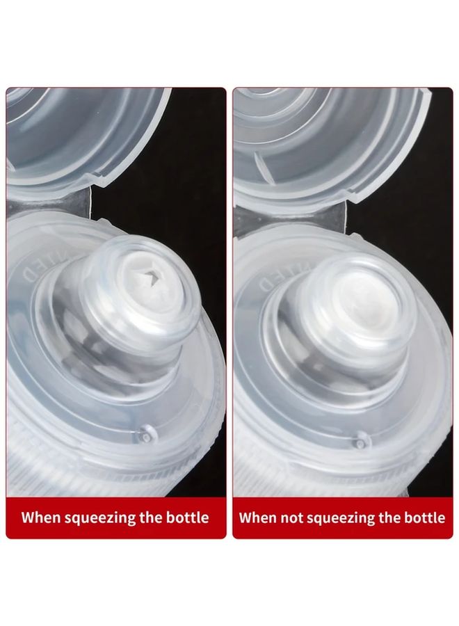 17oz 4 Pack Squeeze Bottles For Ketchup BBQ Sauce Salad Dressing Oil Syrup - Image 2