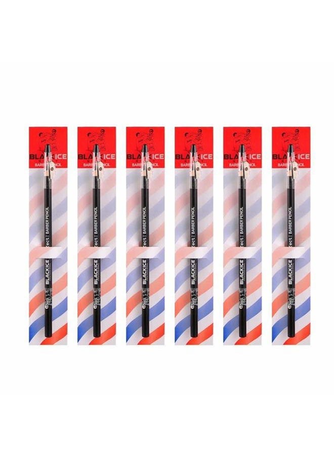 Black Ice Spray Barber Pencil (Black) - 6 pieces  - Image 1