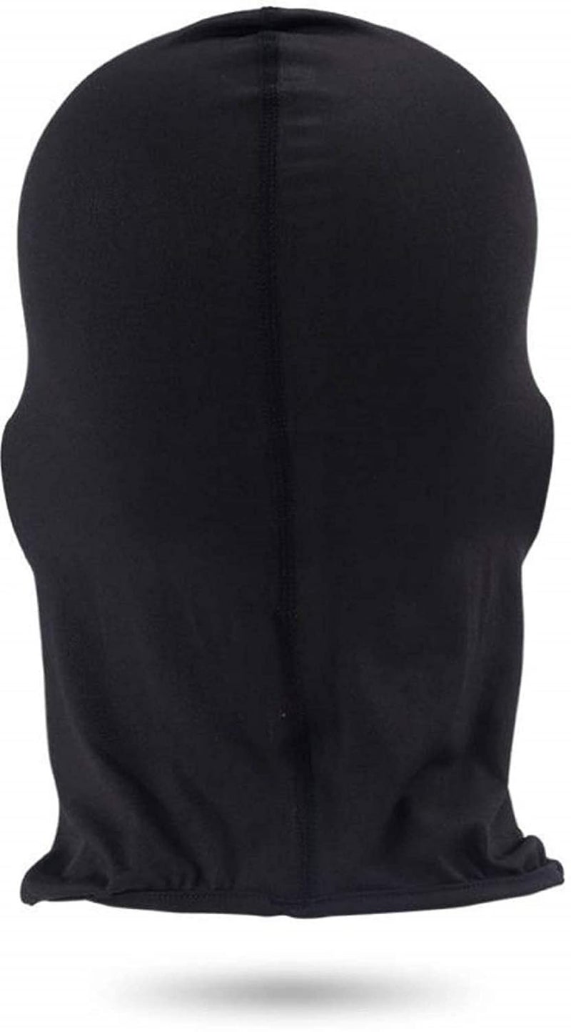 PrimeBox Helmet Face Mask Full Cover Bike Riding Cotton Anti-Dust Protection Neck Gaiter Stylish Black Biker Mask Pack of 1 Balaclava for Men - Image 1