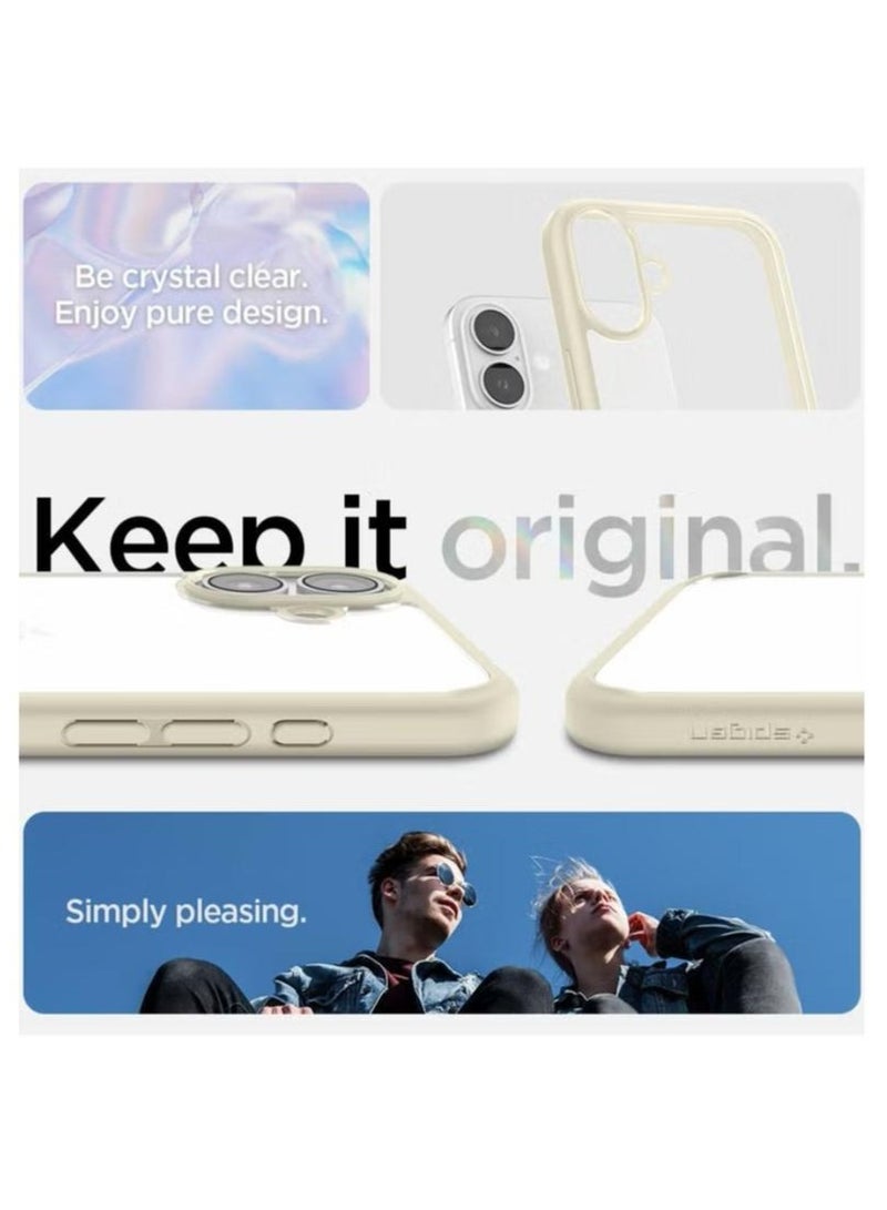 Spigen Ultra Hybrid iPhone 16 Plus Case Cover (2024) - Mute Beige - Image 3