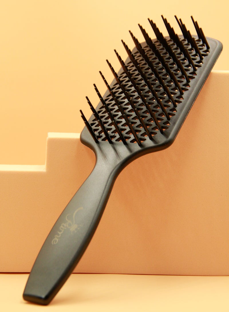 Prime HairBrush for Wet Curly Detangling Hair Scalp Massage Comb Easy to Clean Comb Blow Dry Styling Curling Straightening Tools for Salon Home Use - Image 4