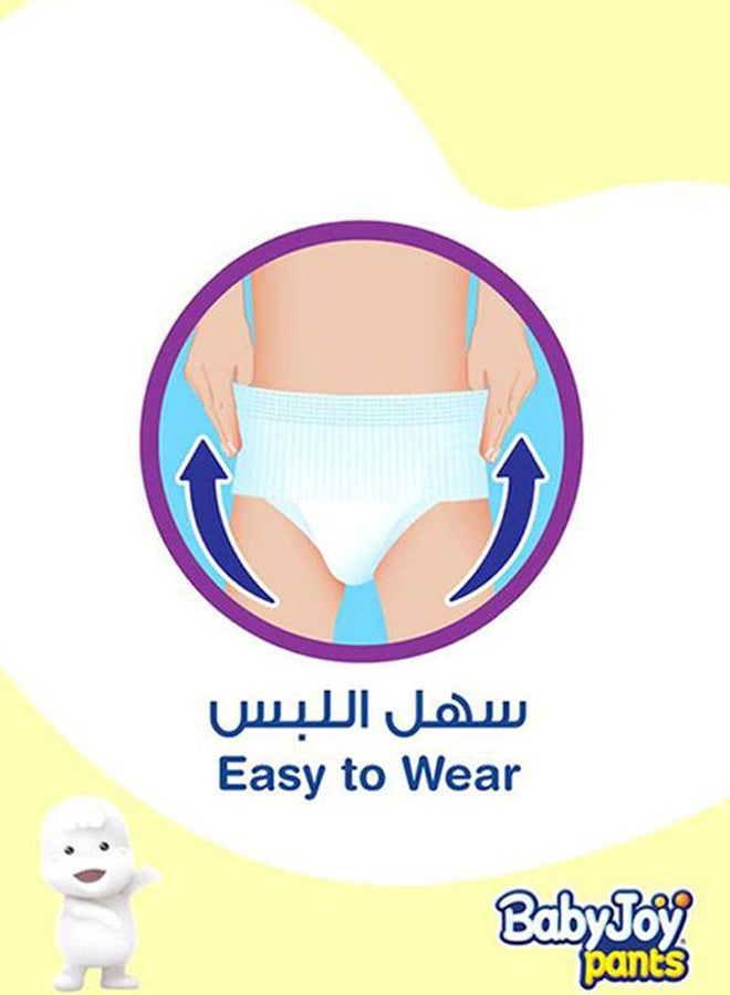 BabyJoy Compressed Culotte Pants Diaper, Size 4, Large, 9-14 Kg, Mega Box, 168 Diapers - Image 2