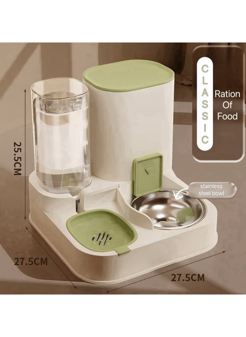 2 in 1 Automatic Pet Feeder and Water Dispenser Set, Large Capacity Dog Cat Food and Water Bowl, 2.3 Liter Gravity Food Feeder with 1.3 Liter Water Dispenser, Good for Travel Supply - pzsku/Z8472E7592726D5D2D07DZ/45/_/1720629203/b8ac06eb-e167-4a49-9c3a-63cdf5a9519a