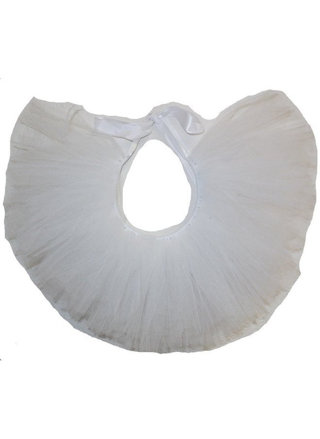 Pawpatu - Pawpatu Handcrafted in USA White Tulle Tutu for Extra Large Dogs - Image 1