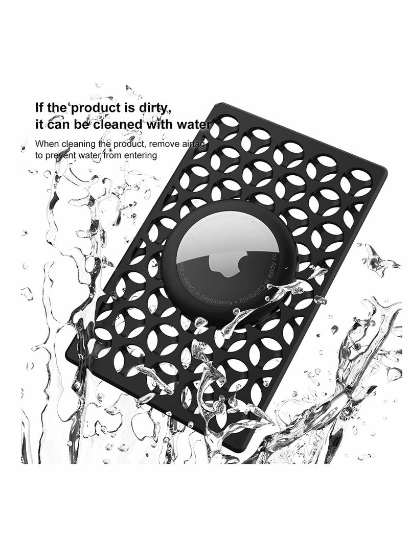 Excefore Wallet Case for Apple AirTag Protective Case Wallet Case Slim Thin Card Case Holder for Apple AirTag Size of a Credit Card for Purse Wallet Anti-Lost Wallet Purse Accessories for AirTag  - Image 3