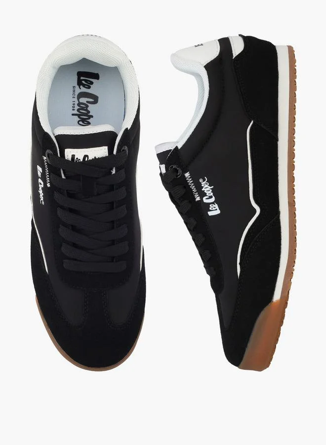لي كوبر Women Logo Print Lace-Up Ankle Sneakers