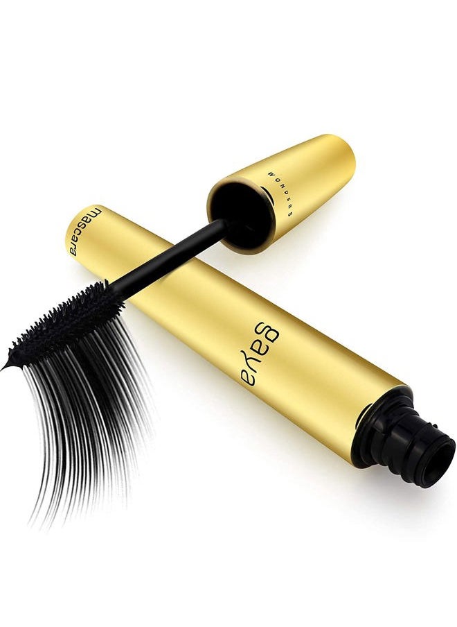 Gaya Cosmetics Vegan Black Mascara for Sensitive Eyes, Natural Hypoallergenic mascara, Buildable Lengthening and Volumizing for Natural Looking, Cruelty Free, Ophthalmologist Tested- By Gaya cosmetics  - Image 1