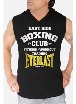 Rock&Roll Boxing Club Black Hooded Sleeveless T-Shirt  - Image 1