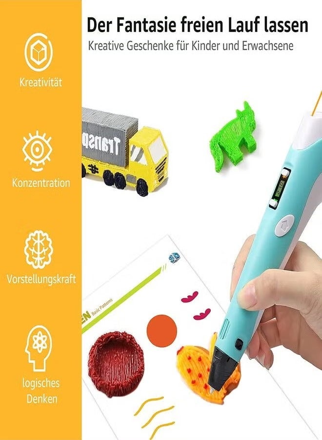 Kids Friendly Magic 3D Printing Pen Safe Low Temperature 3D Drawing Tool for Children - Image 5