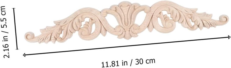 Trendy natural tone options Amosfun 2Pcs Chinese Style Rubberwood Carved Onlay Appliques Vintage Floral Decorative Wood Decals for Cabinet Door Window Home Fault optimized construction Main road full logistics cover All space matching look Multi-demand satisfied design Safe silicone build Temp & permanent project compatible Multi-color available build Individual & group usable Global flexible assemble picks Neat shape Surface safe Room to room portable Easy transit optimized build Comfort grip Trendy varied sizing alternatives Balanced weight Ready varied options Remote village delivery cover Treated anti-rust metal Remote area delivery Carefully selected solid material Wide daily application Affordable trusted craftsmanship Diverse operation compatible - Image 5