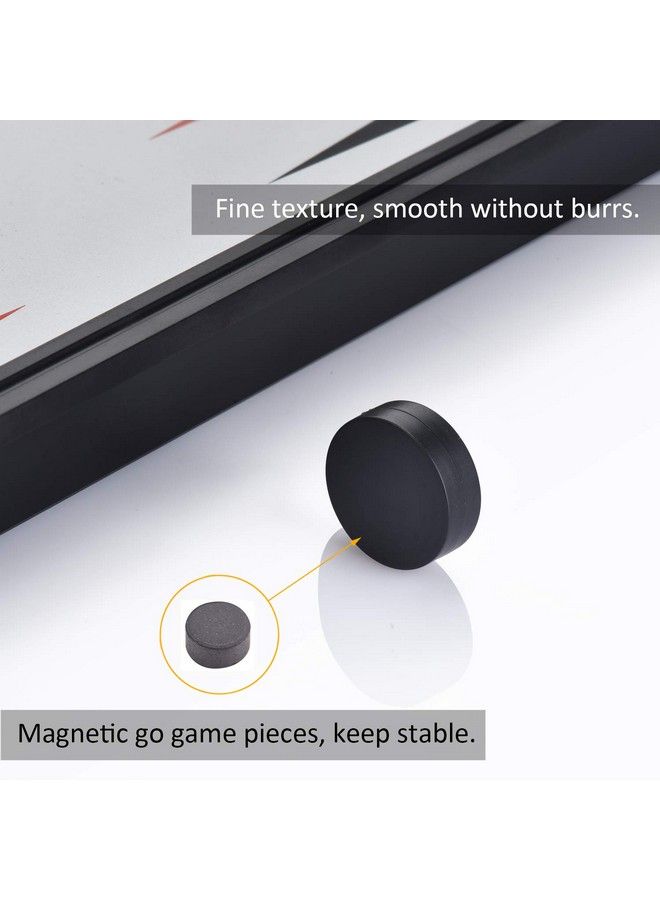 QuadPro Magnetic Backgammon Board Game Set With Folding Board Travel Games For Kids And Adults - Image 5