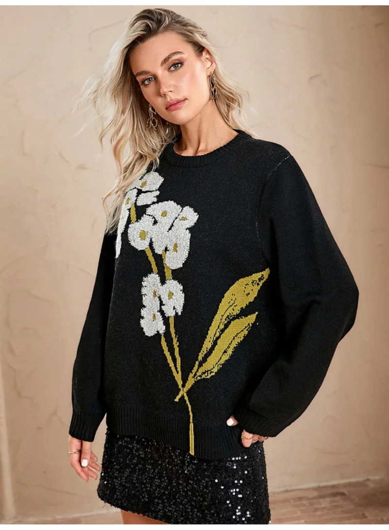 SIMPLEE Women's Cozy Knit Sweater