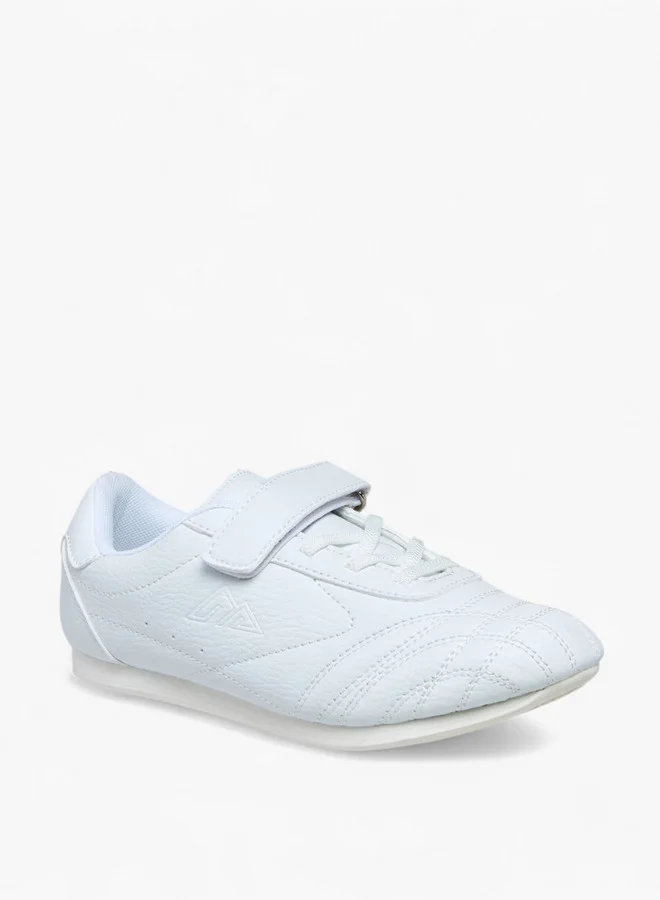 Oaklan by Shoexpress Solid Sports Shoes with Hook and Loop Closure