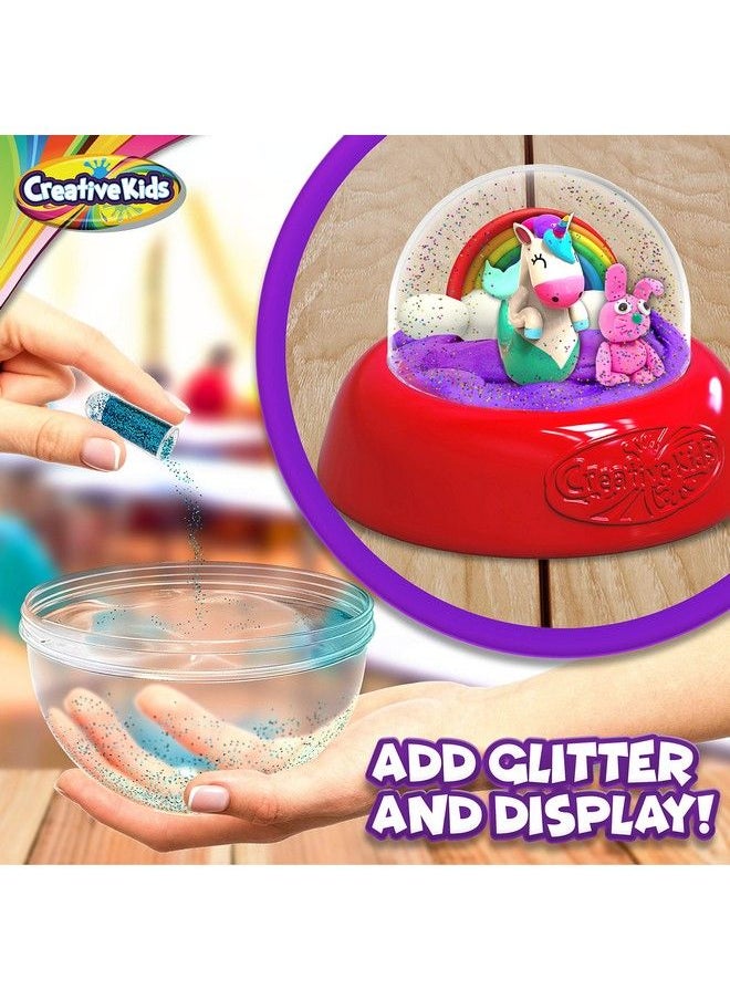 Creative Kids - Make Your Own Water Globe Craft Kit For Kids Diy Crafts Boys Girls Snow Globe Making Kit For Children Under Sea Inspired Collectible Dog Dinosaur Unicorn Ice Cream Figurines Ages 4+ - Image 1
