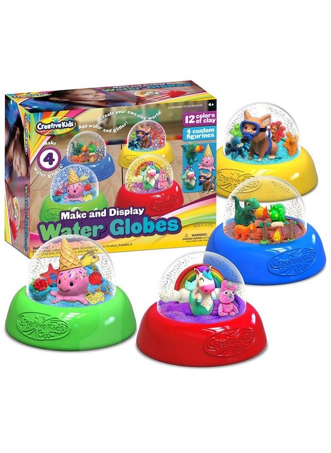 Creative Kids - Make Your Own Water Globe Craft Kit For Kids Diy Crafts Boys Girls Snow Globe Making Kit For Children Under Sea Inspired Collectible Dog Dinosaur Unicorn Ice Cream Figurines Ages 4+ - Image 1