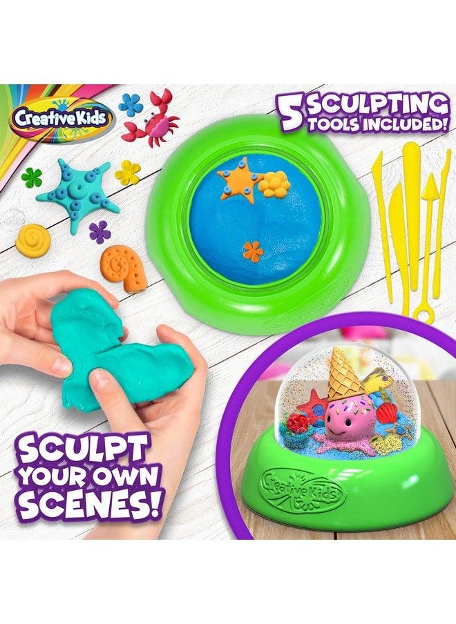 Creative Kids - Make Your Own Water Globe Craft Kit For Kids Diy Crafts Boys Girls Snow Globe Making Kit For Children Under Sea Inspired Collectible Dog Dinosaur Unicorn Ice Cream Figurines Ages 4+ - Image 1