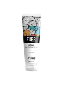 Furr Natural Hair Removal Cream -100Gm | Removes Hair In 5 Minutes | Soothes Skin | Enriched With Vitamin E Turmeric, Honey, Jojoba Oil, Honey | For Men And Women | Suitable For All Skin Types  - Image 2